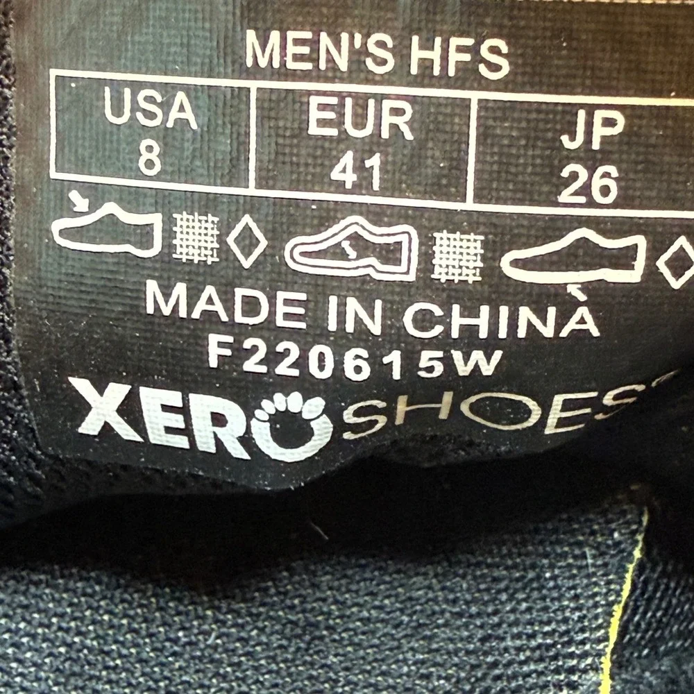 Xero Shoes HFS Mens Navy Minimalist‎ Barefoot Road Running Shoes Size 8 EUR 41